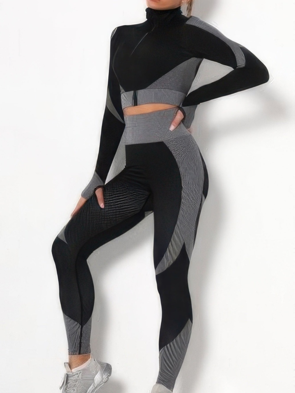 Color Block Activewear Set